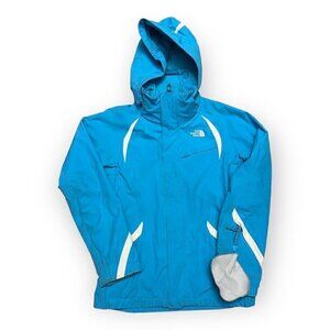 The North Face HyVent Turquoise Water Resistant Rain Ski Jacket - XS